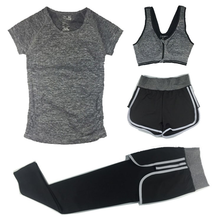 Damen Trend 4-teiliger Lauf-Trainingsanzug