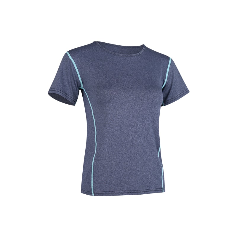 Bedrucktes Sport-Fitness-T-Shirt für Damen