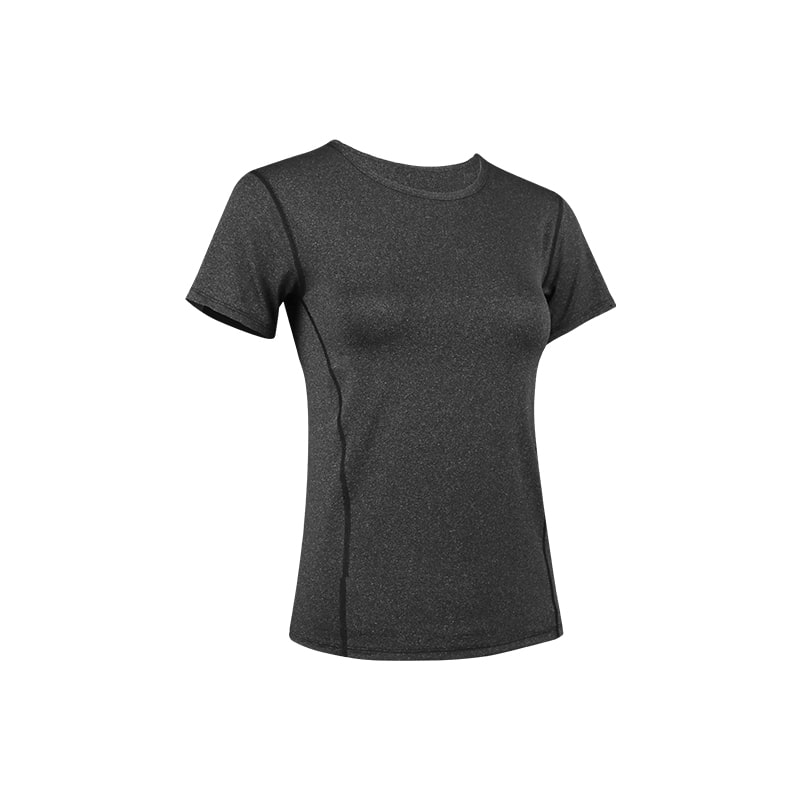 Bedrucktes Sport-Fitness-T-Shirt für Damen