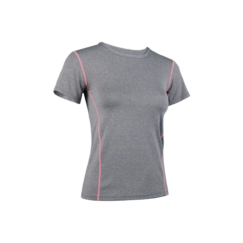 Bedrucktes Sport-Fitness-T-Shirt für Damen